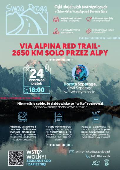 Via Alpina Red Trail - 2650 km solo przez Alpy